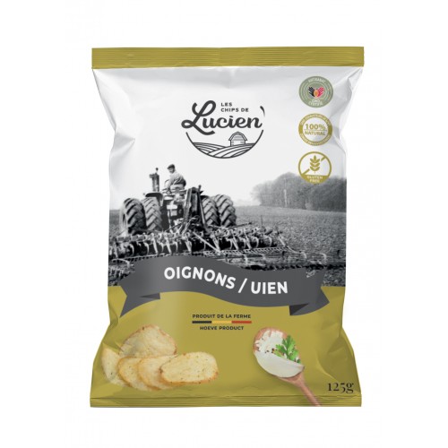 Lucien chips met uien